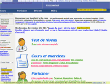 Tablet Screenshot of anglaisfacile.com